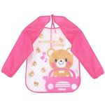 Babador Manga Longa Blw Baby - Urson Rosa