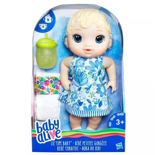 Baby Alive Hora do Xixi Loira - E0385 - Hasbro