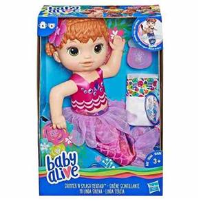 Baby Alive Linda Sereia Ruiva Hasbro - E3693