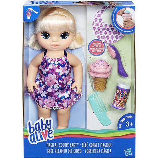 Baby Alive Sobremesa Mágica Loira C1090 Hasbro
