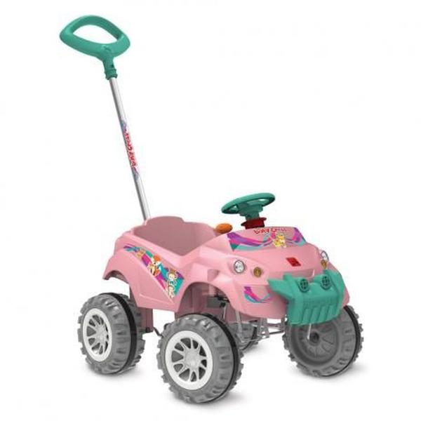 BabyCross Passeio e Pedal Rosa - Bandeirante - Brinquedos Bandeirante