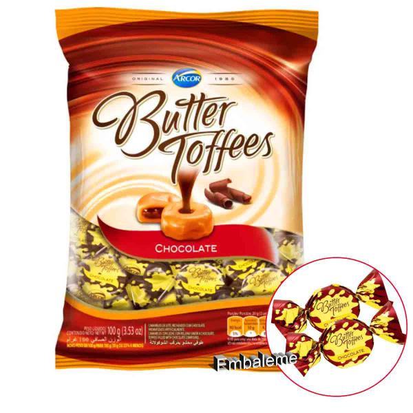 Bala Butter Toffees Chocolate 500G Arcor
