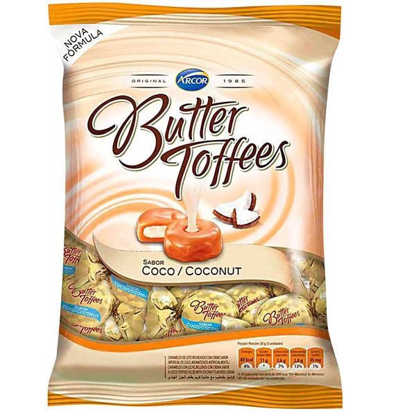 Bala Butter Toffees Coco 600g - Arcor