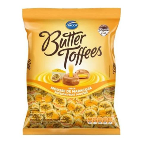 Bala Butter Toffees Maracujá 500g - Arcor