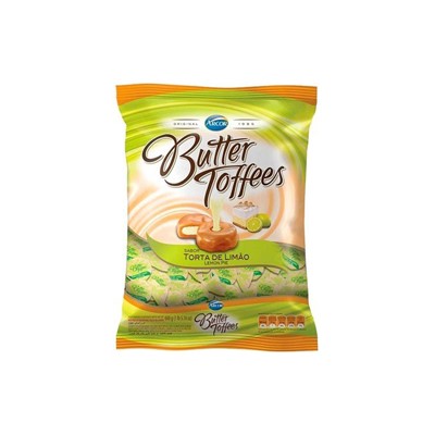 Bala Butter Toffees - Torta Limão - Pacote 600g