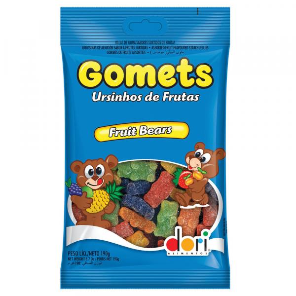 Bala de Goma Gomets Ursos 190g - Dori