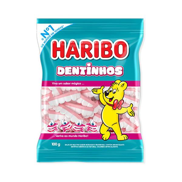 Bala Dentinhos Haribo 100g