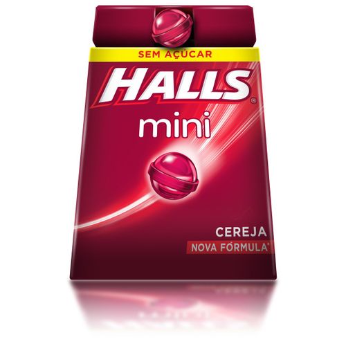 Bala Mini HALLS Cereja 15g