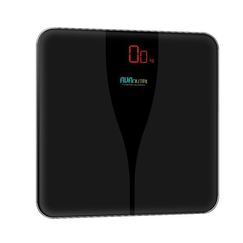 Balança Digital Banheiro Consultório Vidro Temperado 8mm Slim Avanutri 180Kg