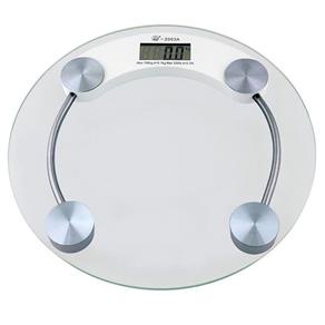 Balança Digital de Banheiro com Vidro Temperado 150kg - REDONDA
