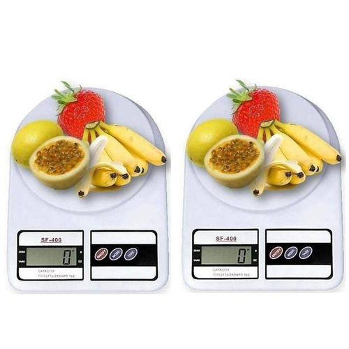 Balanca Digital de Cozinha 1g a 10kg - 2 Unidades