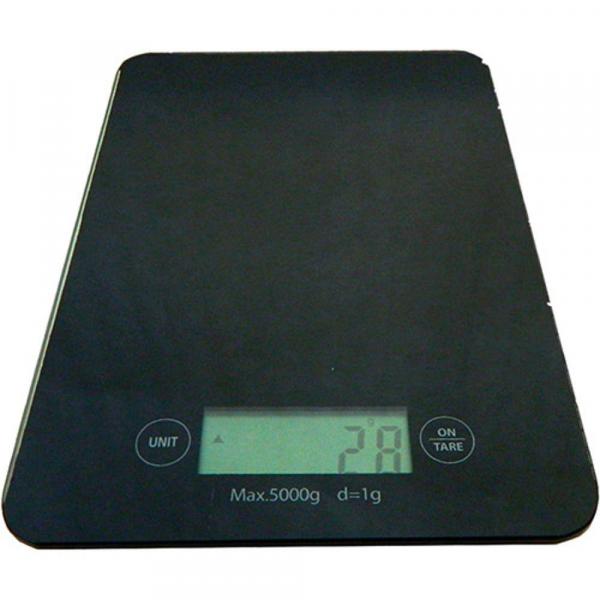 Balança Digital de Cozinha Ke-A 5kg Vidro Temperado Preto - Xd