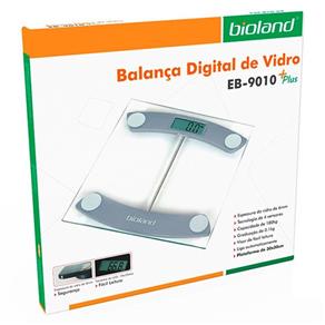 Balança Digital de Vidro Slim EB9010 Plus Bioland