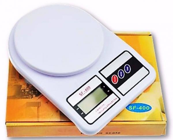 Balança Digital Eletrônica de Precisão Sf-400 Até 10kg Cozinha - Importado
