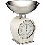 Balança Living Nostalgia 4kg Inox Creme Claro - Kitchen Craft