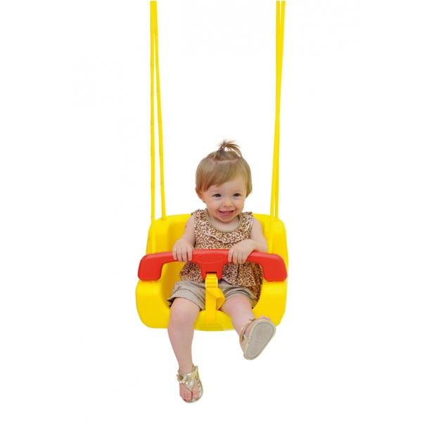 Balanço Infantil em Plástico Amarelo/Vermelho 02876 - Xalingo