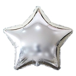 Balão Metalizado 40 Cm Estrela Prata
