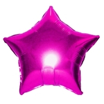 Balão Metalizado 40 Cm Estrela Rosa