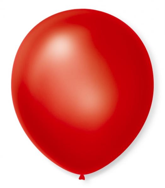 Balão São Roque Cintilante N9 C/50un Vermelho