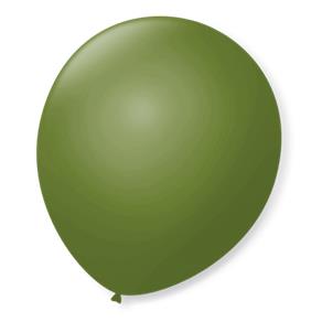 Balão São Roque N°7 C/50un Verde Militar
