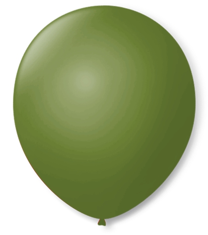 Balão São Roque N9 C/50un Verde Militar