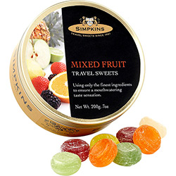 Tudo sobre 'Balas Simpkins Mix de Frutas 200g'