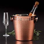 Tudo sobre 'Balde para Champagne/Vinho 4,5L 22cm Copper em Aço Inox - La Cuisine'