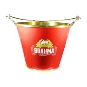 Balde Redar de Alumínio Brahma 5 L PR 8022 - Vermelho