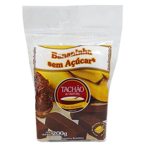 Tudo sobre 'Bananada Sem Açúcar 200g - Tachão Ubatuba'
