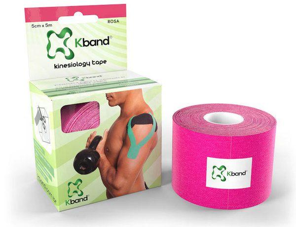 Bandagem Adesiva Kinesio Tape KBAND Rosa - Kband