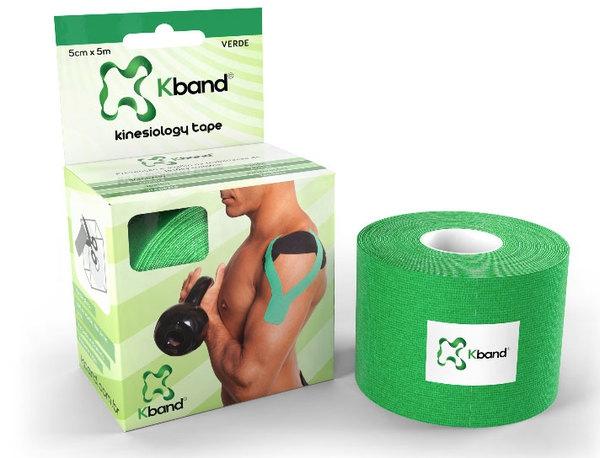 Bandagem Adesiva Kinesio Tape KBAND Verde - Kband