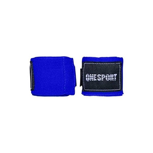Bandagem Elástica 2,5 Mts Atadura One Sport Muay Thai Azul