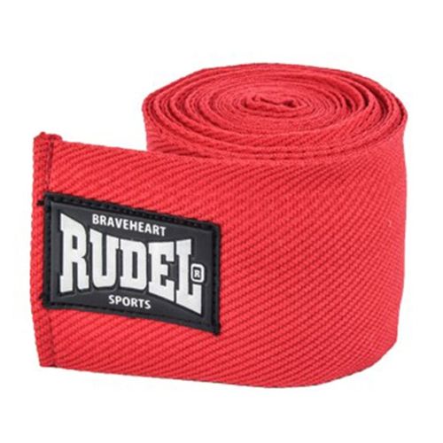 Bandagem Elástica - 50mm X 5m - Vermelha - Rudel