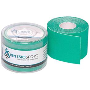 Bandagem Elástica Adesiva KinesioSport Elastic Tape Verde - KinesioSport