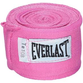 Bandagem Elástica Everlast 2,75m Rosa/Pink 4455PNK