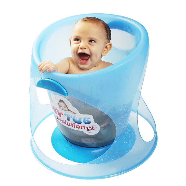 Banheira BabyTub Evolution de 0 a 8 Meses - Azul - Baby Tub