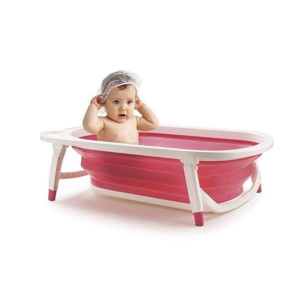 Banheira Dobravel Flexi Bath (Menina) Multikids Baby BB160 - Multilaser