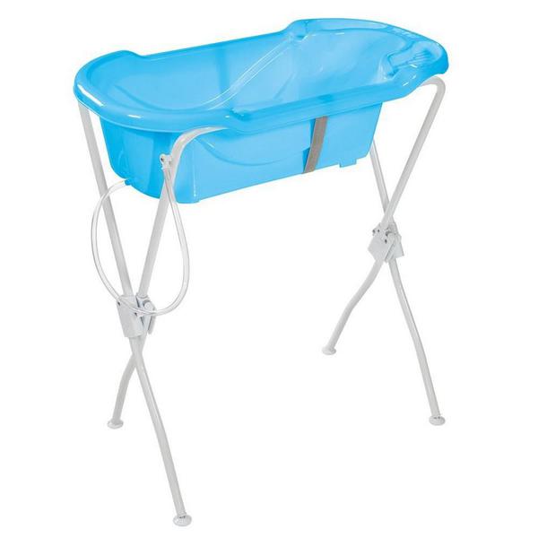 Banheira Ergonômica com Suporte Tutti Baby Azul