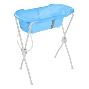 Banheira para Bebê Ergonômica com Suporte Tutti Baby - Azul