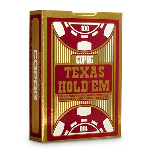 Baralho Poker Texas Holdem Copag - Vermelho