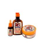 Barba Forte - Kit Óleo para Barba + Shampoo Barba e Cabelo + Pomada Lumberkjack