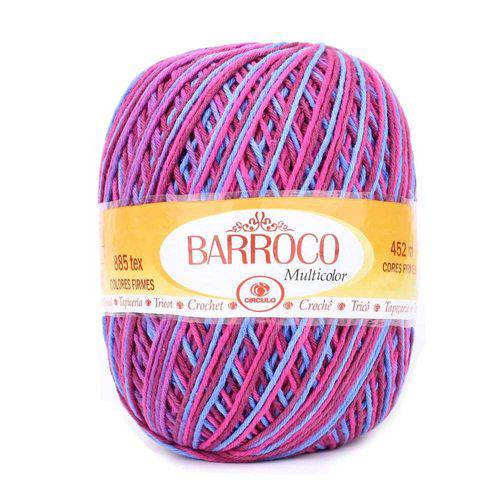 Tamanhos, Medidas e Dimensões do produto Barbante Barroco Multicolor 400g Círculo-9181