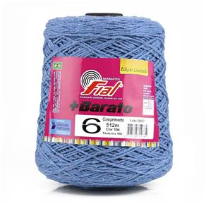 Barbante Fial Colorido 500G N06-104-Azul Celeste - Axul Celeste