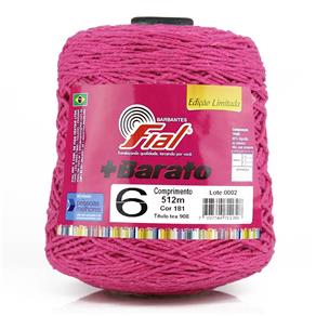 Barbante Fial Colorido 500G N06-181-Rosa Pink - Pink