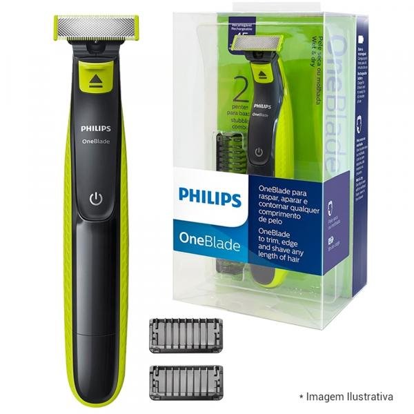 Barbeador Aparador Oneblade Philips Bivolt Qp2521/10