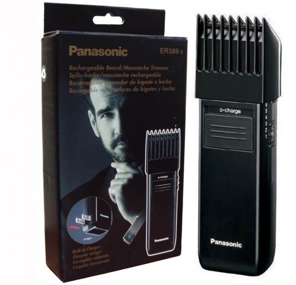 Barbeador e Aparador de Barba Panasonic Er 389k 127v Máquina de Acabamento