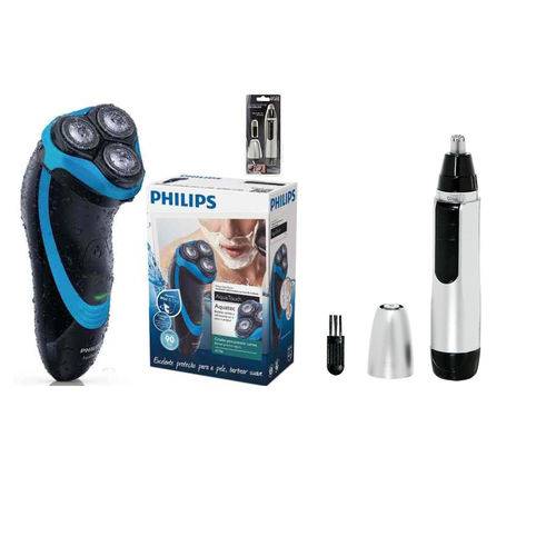 Tudo sobre 'Barbeador Philips Acqua Touch At756/16 Bivolt com Aparador de Pelos do Nariz e Orelha'