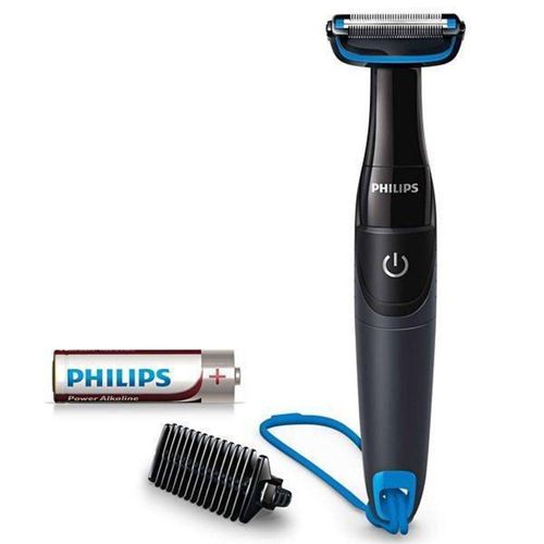 Tudo sobre 'Barbeador Philips Bodygroom Series 1000 Bg1024/10 Corte Bidirecional - Preto/azul'