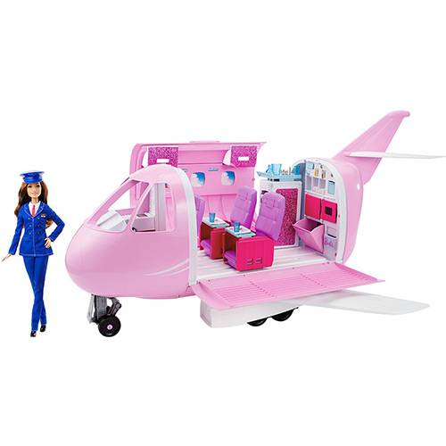 Barbie Avião de Luxo Fnf09 - Mattel