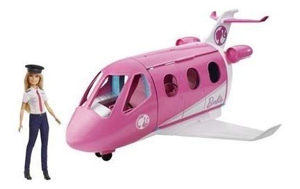 Barbie Avião dos Sonhos com Piloto - Mattel Gjb33